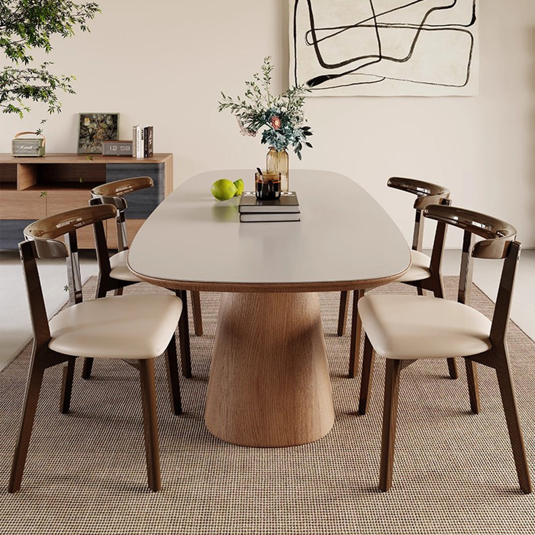 MAS-3810 Masdio Japandi Sintered Stone Dining Table