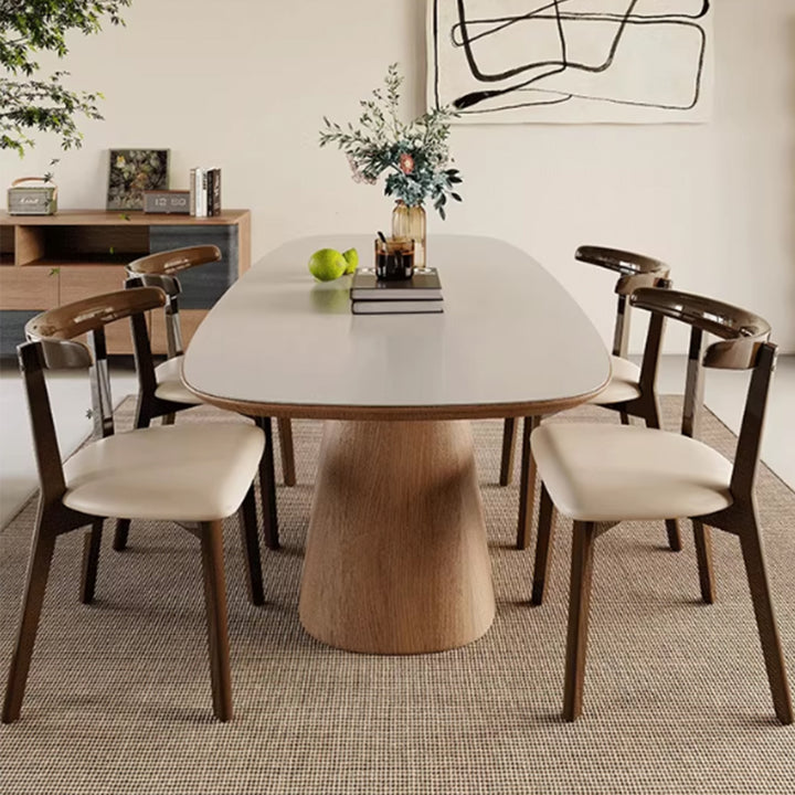 MAS-3810 Masdio Japandi Sintered Stone Dining Table