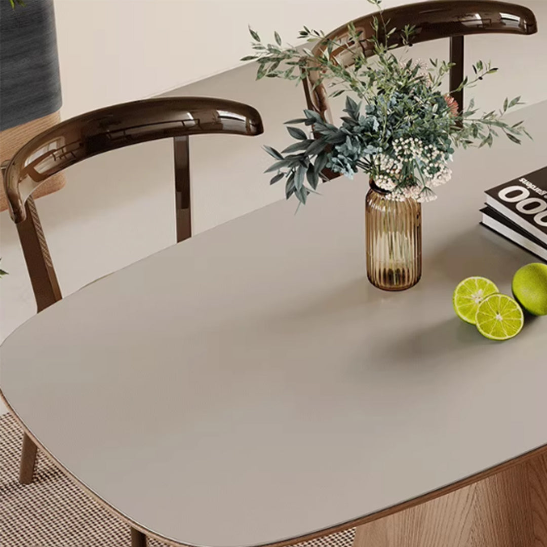 MAS-3810 Masdio Japandi Sintered Stone Dining Table