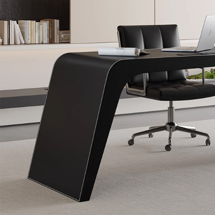 MAS-3813 Masdio Modern Saddle Leather Study Table