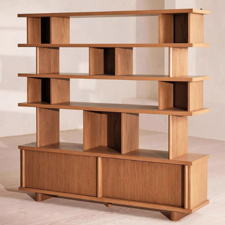MAS-3814 Masdio Modern Solid Wood Display Shelf