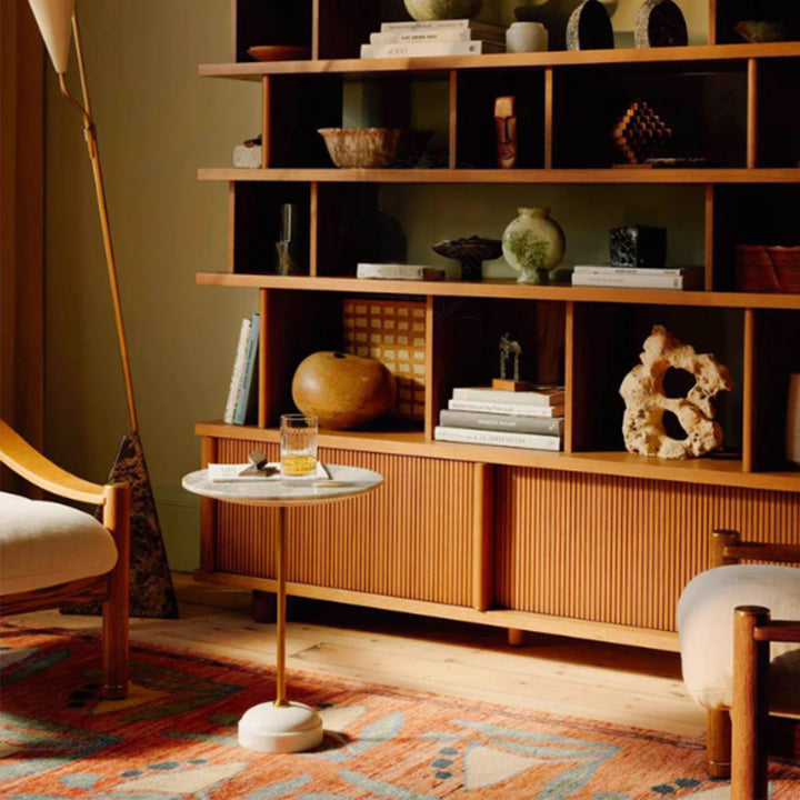 MAS-3814 Masdio Modern Solid Wood Display Shelf