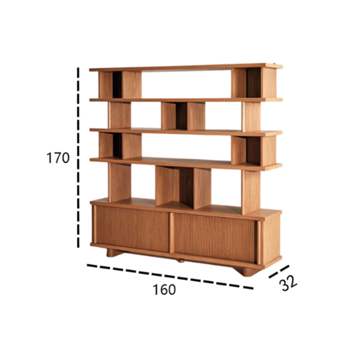 MAS-3814 Masdio Modern Solid Wood Display Shelf