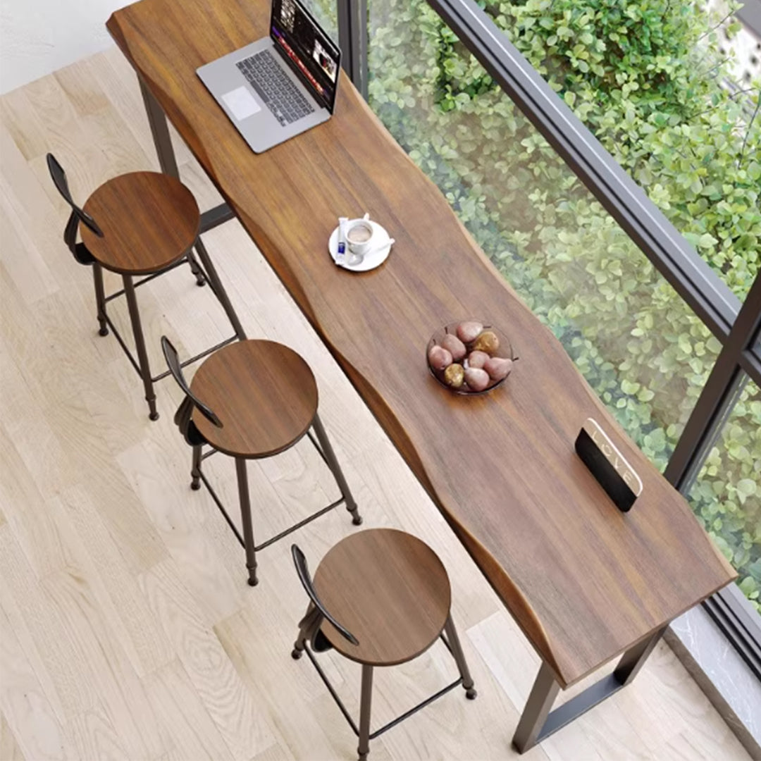 MAS-3817 Masdio Rustic Solid Wood Bar Table