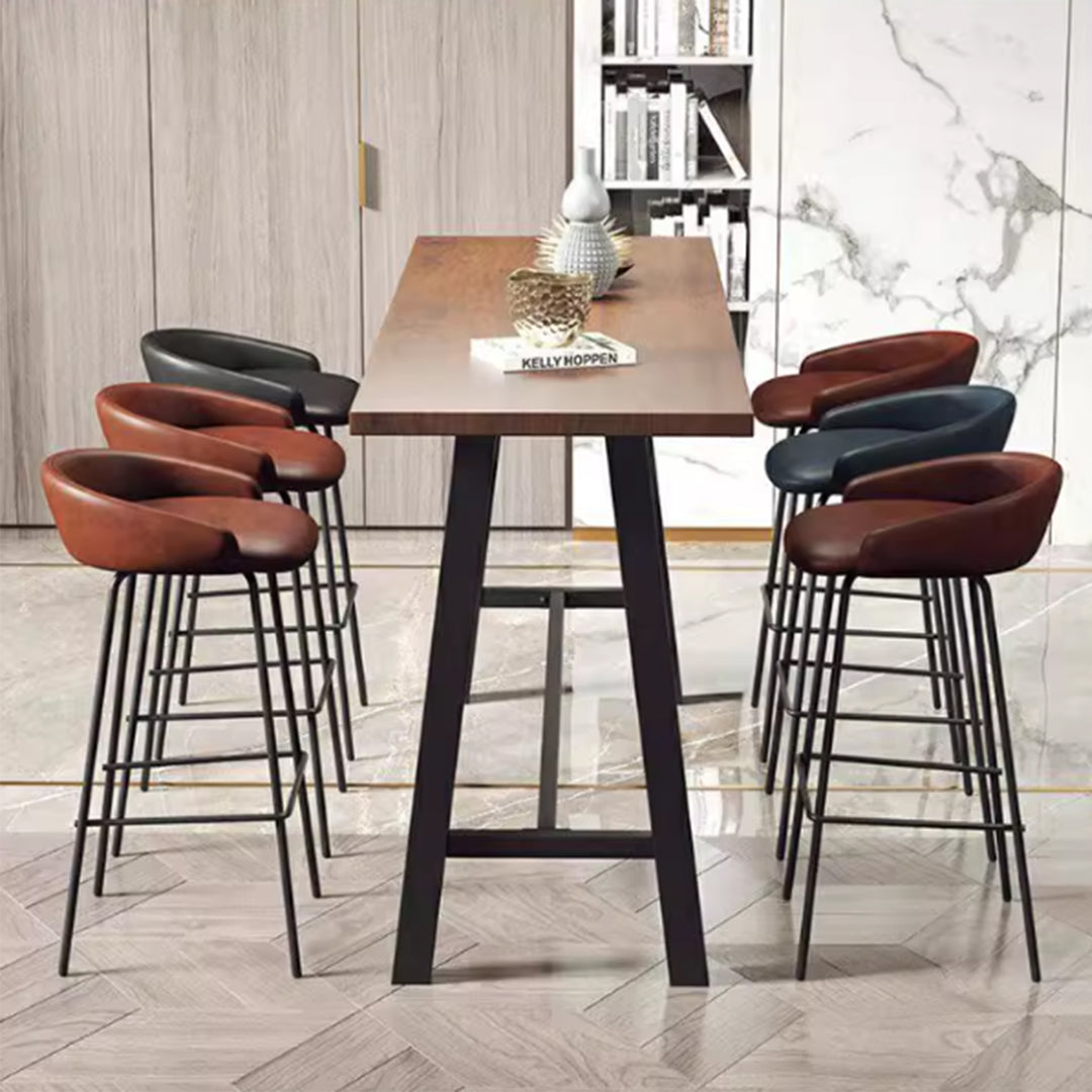 MAS-3819 Masdio Rustic Solid Wood Bar Table