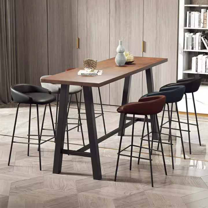 MAS-3819 Masdio Rustic Solid Wood Bar Table