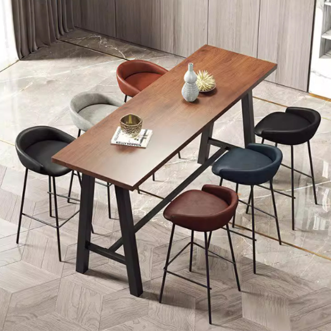 MAS-3819 Masdio Rustic Solid Wood Bar Table