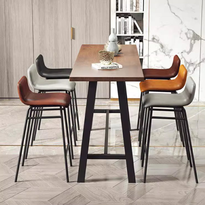 MAS-3819 Masdio Rustic Solid Wood Bar Table