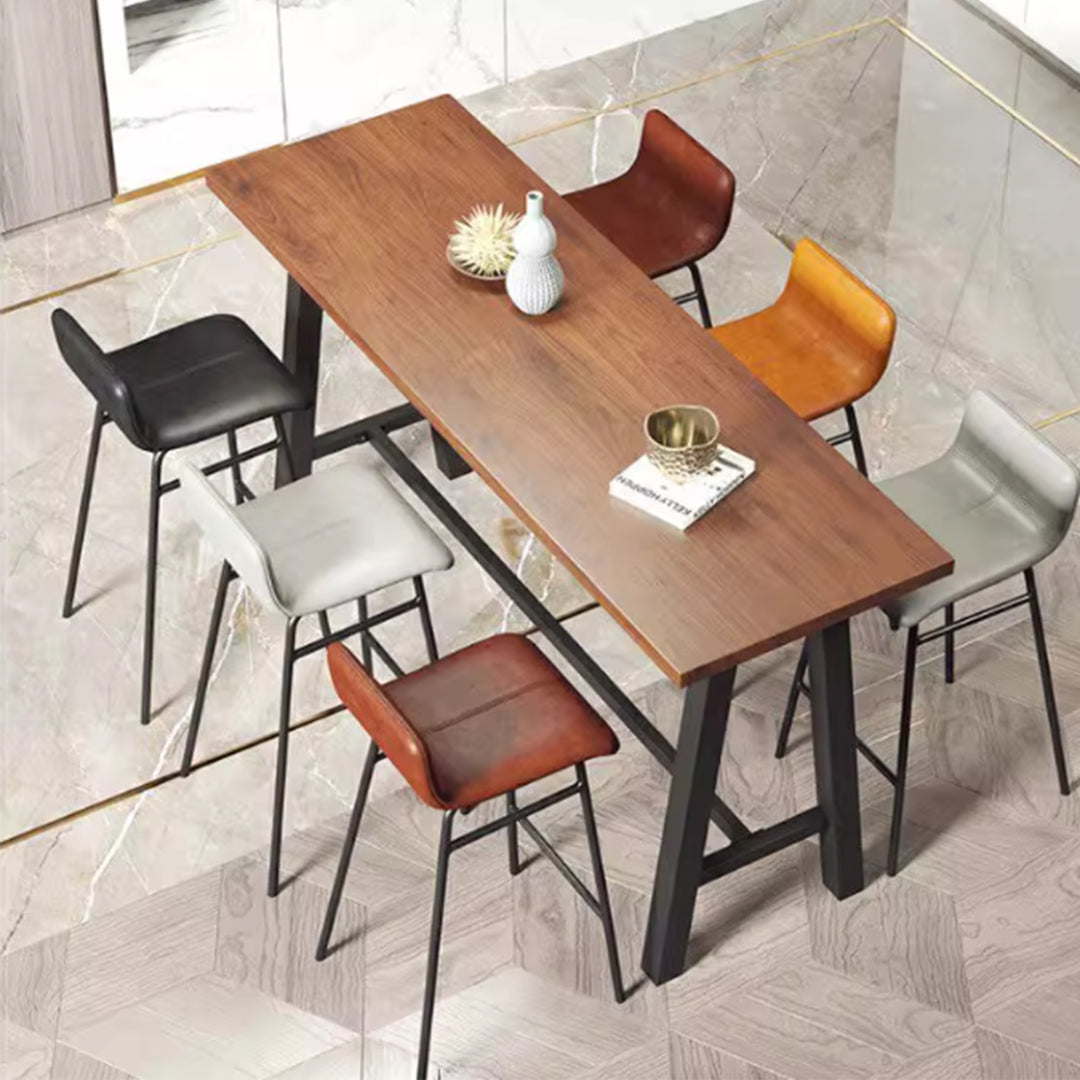 MAS-3819 Masdio Rustic Solid Wood Bar Table