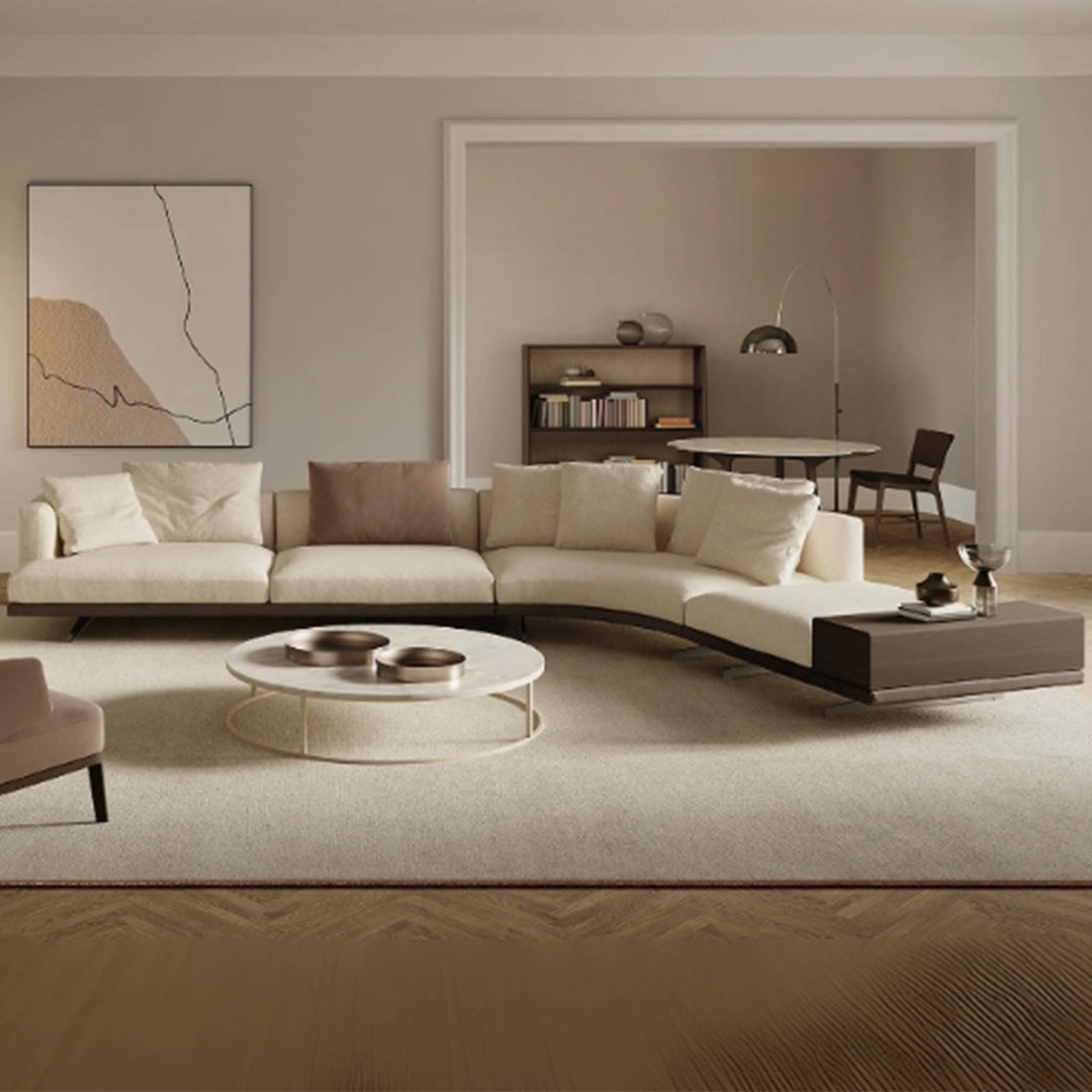 MAS-3824 Masdio Modern Curved Fabric Sofa