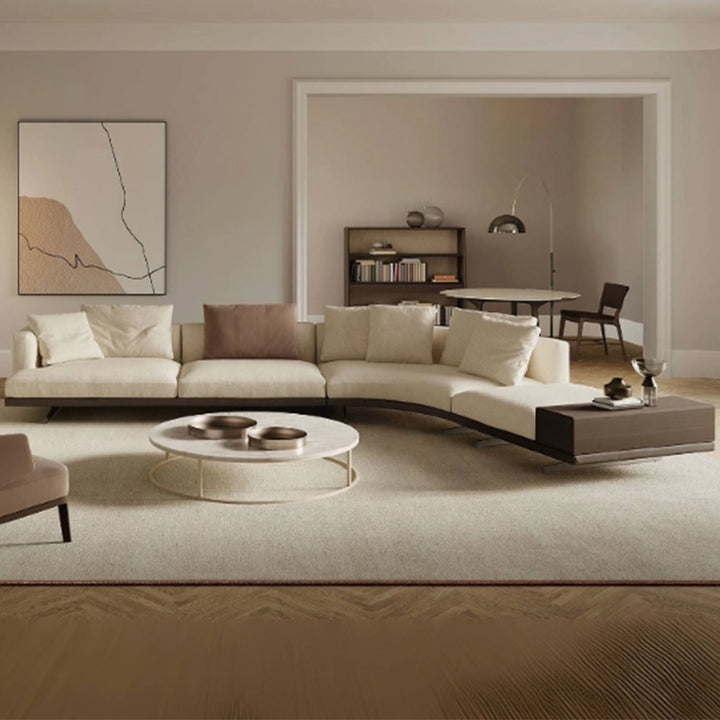 MAS-3824 Masdio Modern Curved Fabric Sofa