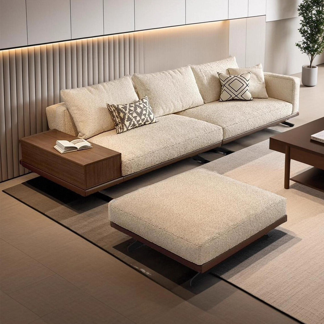 MAS-3824 Masdio Modern Curved Fabric Sofa