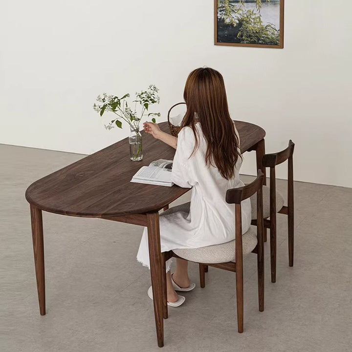 MAS-3826 Masdio Modern Walnut Wood Dining Table