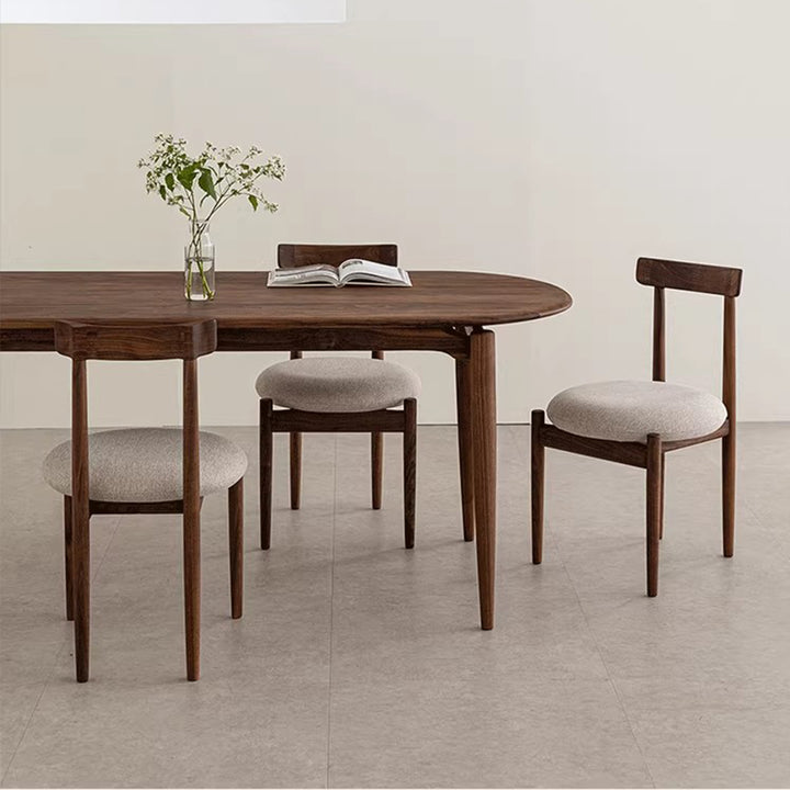 MAS-3826 Masdio Modern Walnut Wood Dining Table