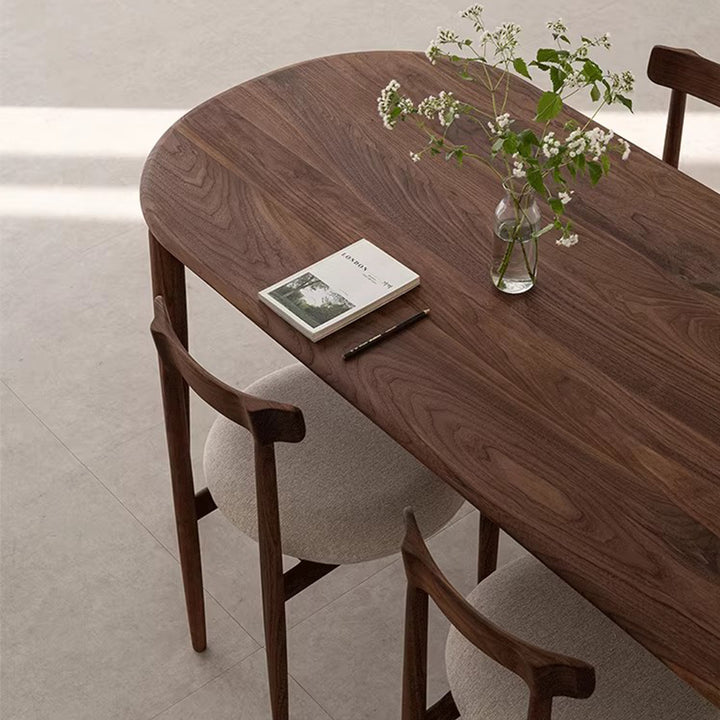 MAS-3826 Masdio Modern Walnut Wood Dining Table