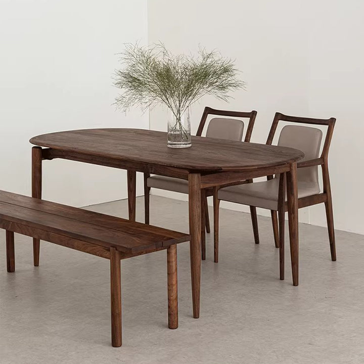 MAS-3826 Masdio Modern Walnut Wood Dining Table