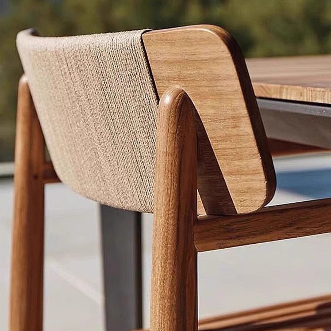 MAS-3830 Masdio Modern Solid Wood Outdoor Table & Chairs