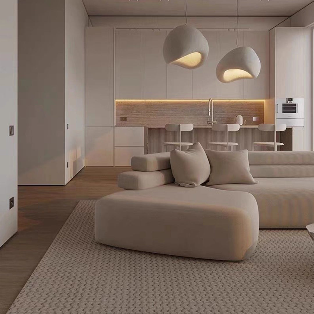 MAS-3832 Masdio Modern Boucle Curved Sofa