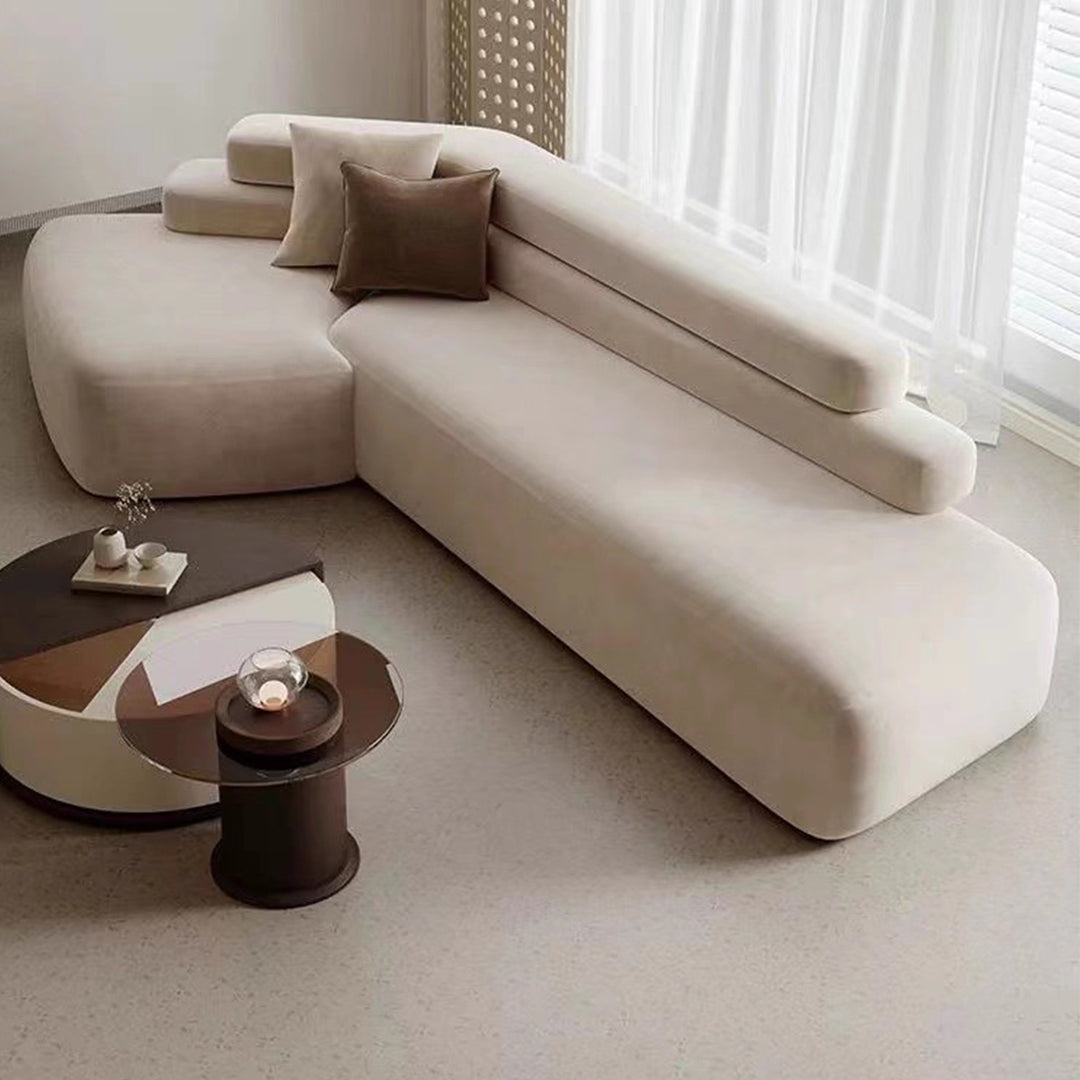 MAS-3832 Masdio Modern Boucle Curved Sofa