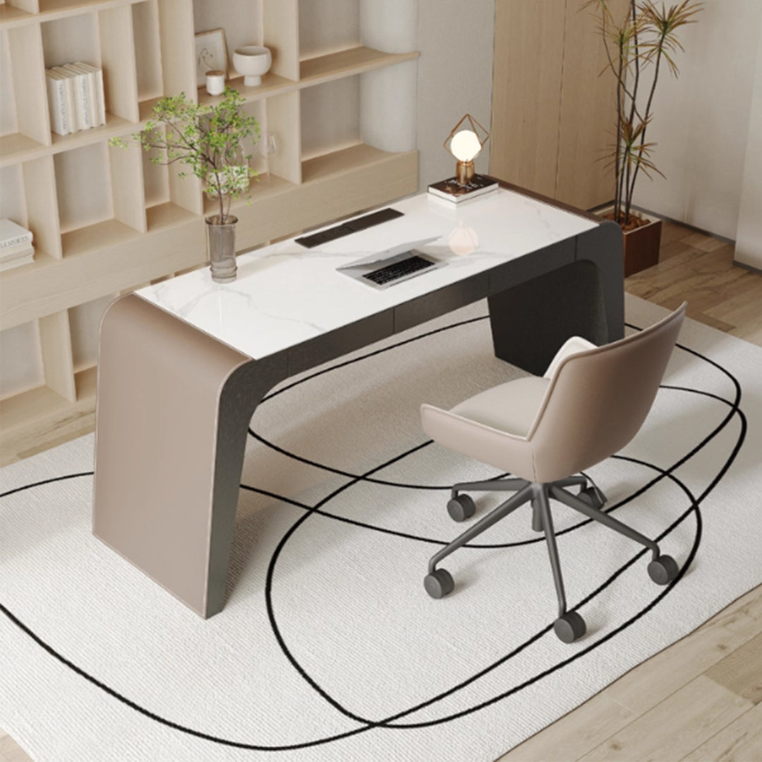 MAS-3836 Masdio Modern Sintered Stone Study Table