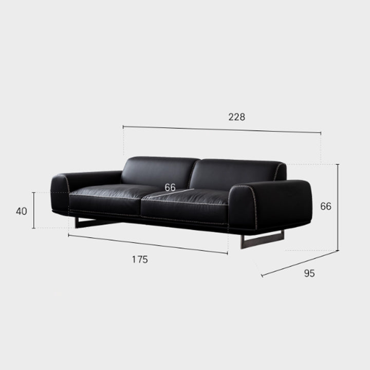 MAS-3847 Masdio Modern Leather Sofa