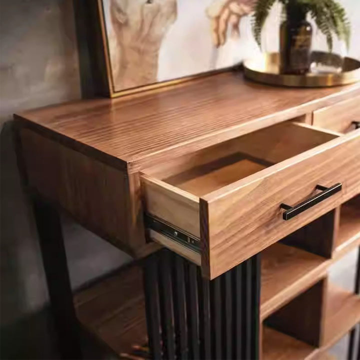 MAS-3850 Masdio Industrial Solid Wood Display Shelf