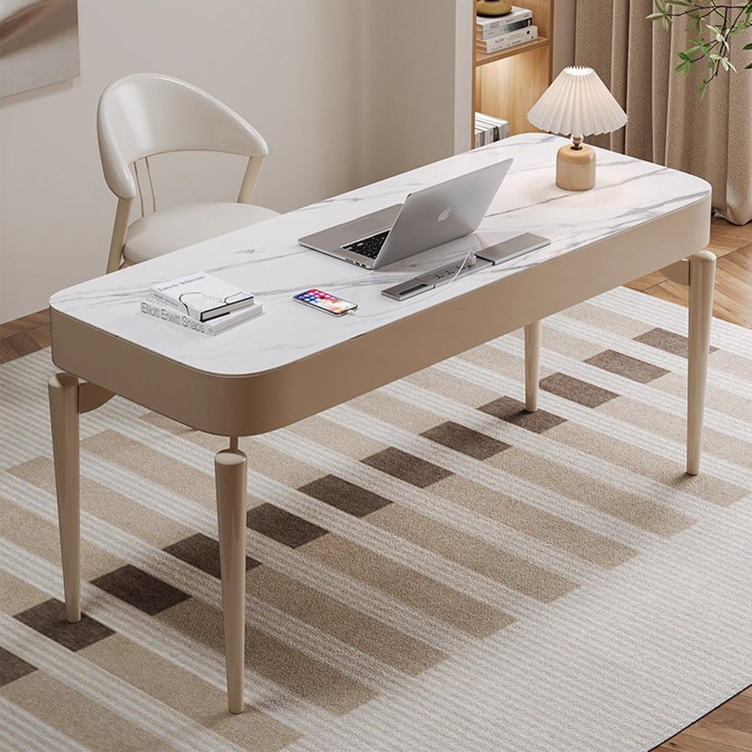 MAS-3852 Masdio Modern Sintered Stone Study Table