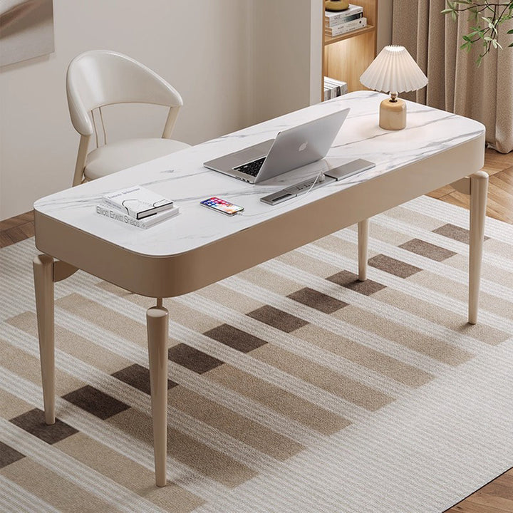 MAS-3852 Masdio Modern Sintered Stone Study Table