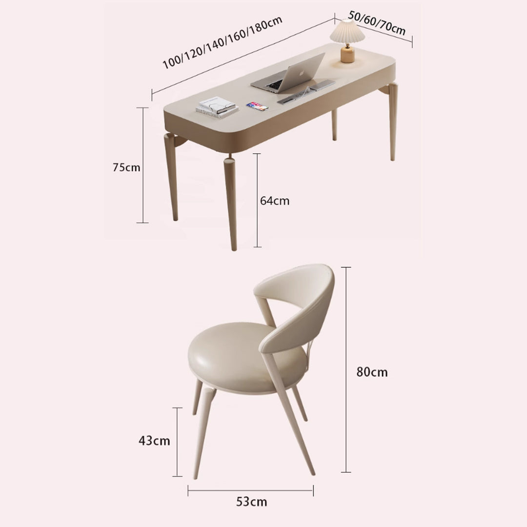 MAS-3852 Masdio Modern Sintered Stone Study Table