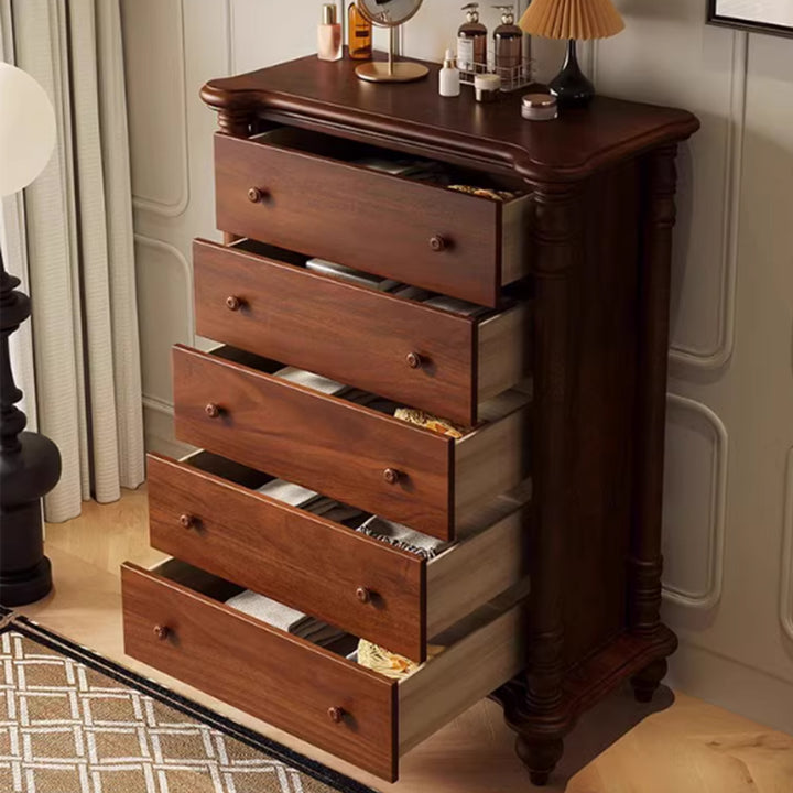 MAS-3855 Masdio Victorian Walnut Chest Of Drawers