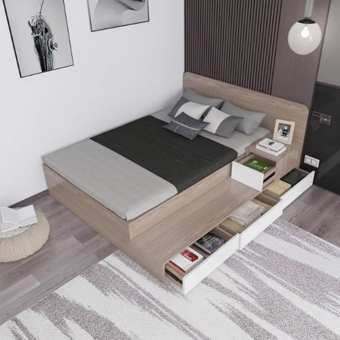 MAS-3858 Masdio Modern Storage Bedframe