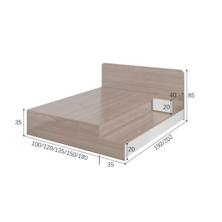 MAS-3858 Masdio Modern Storage Bedframe