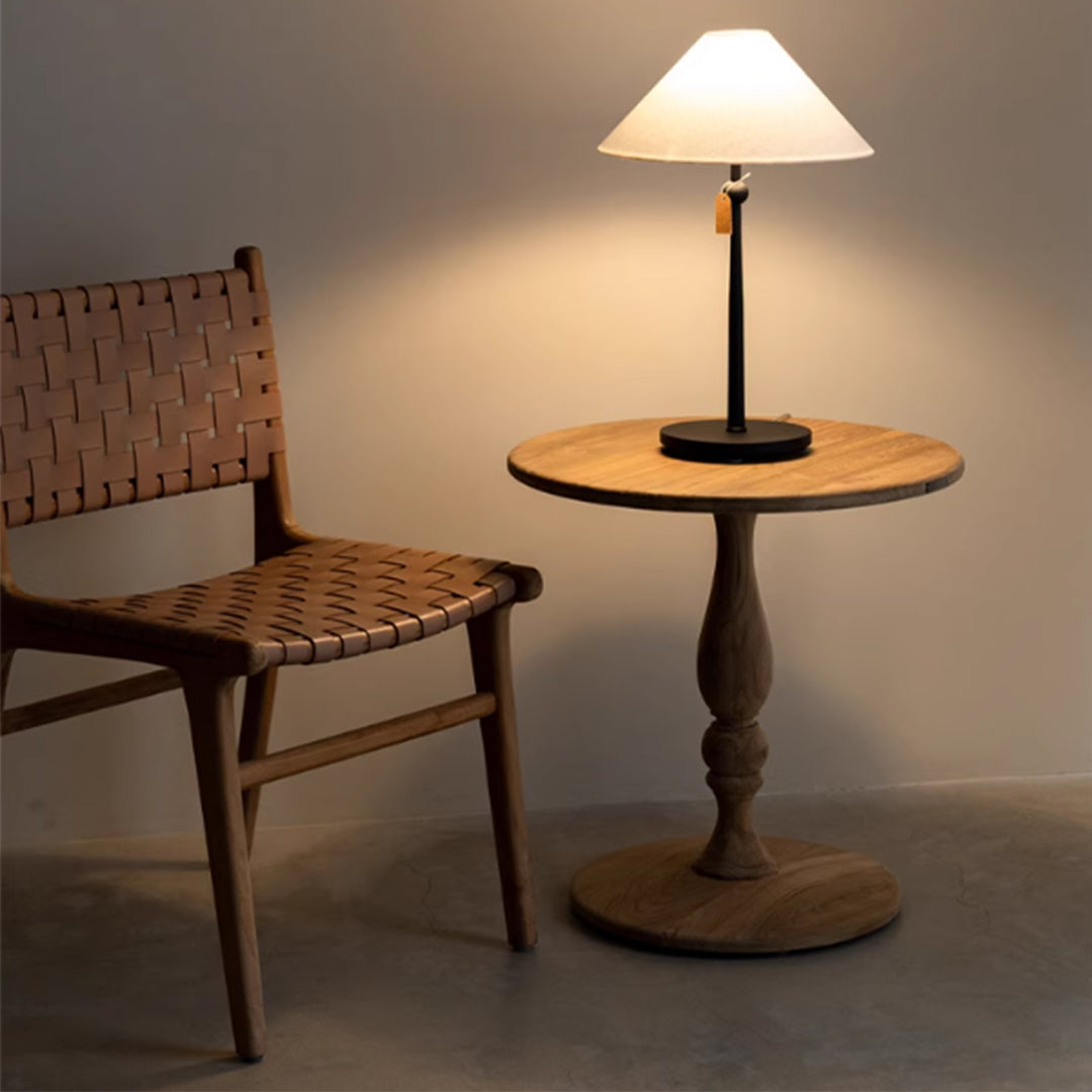 MAS-3859 Masdio Vintage Solid Wood Side Table