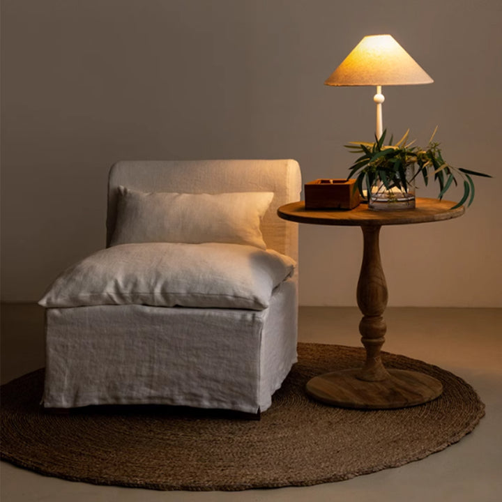 MAS-3859 Masdio Vintage Solid Wood Side Table