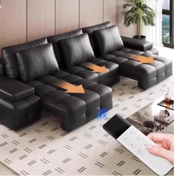 MAS-3879 Masdio Electric Leather Sofa Bed