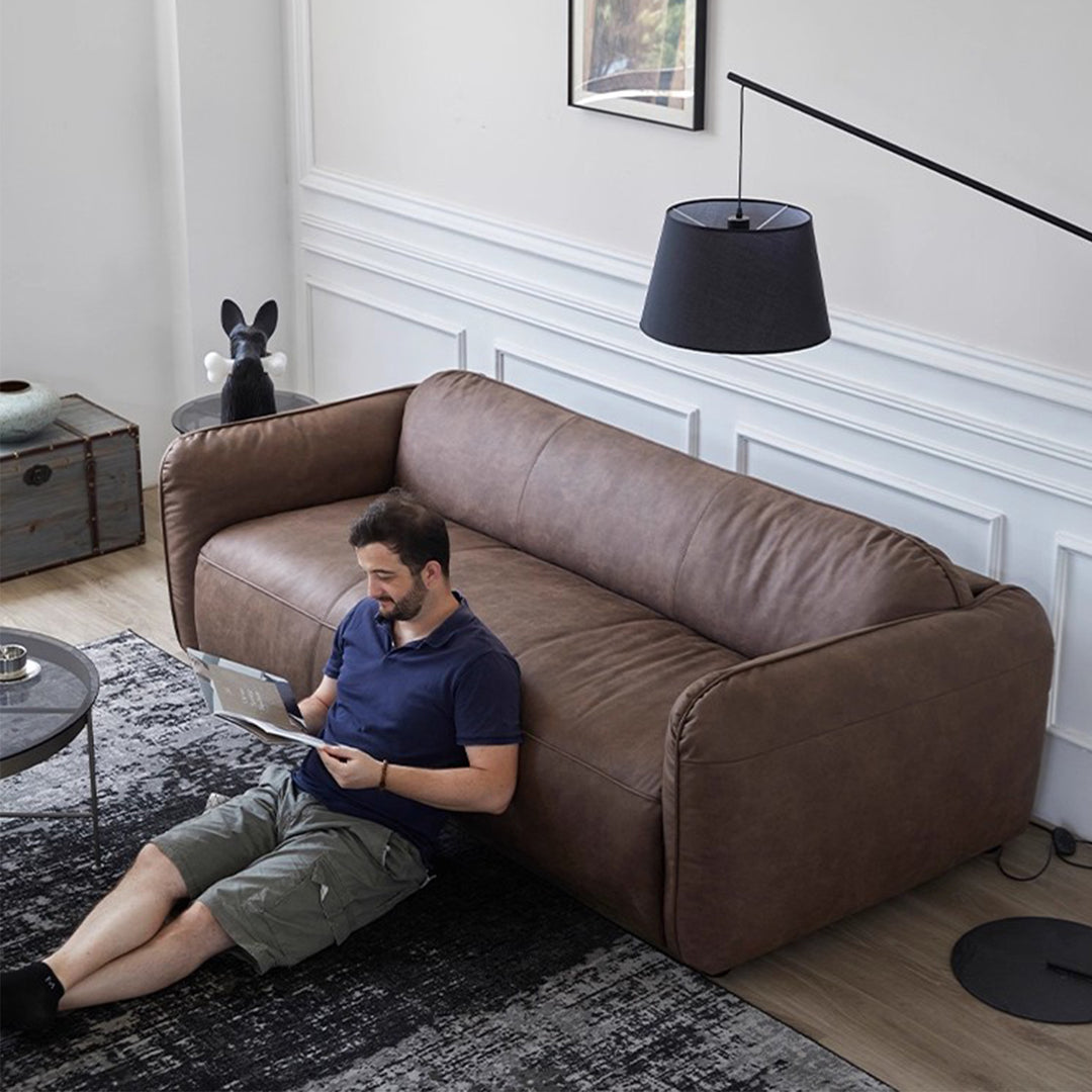 MAS-3882 Masdio Modern Leather Sofa Bed