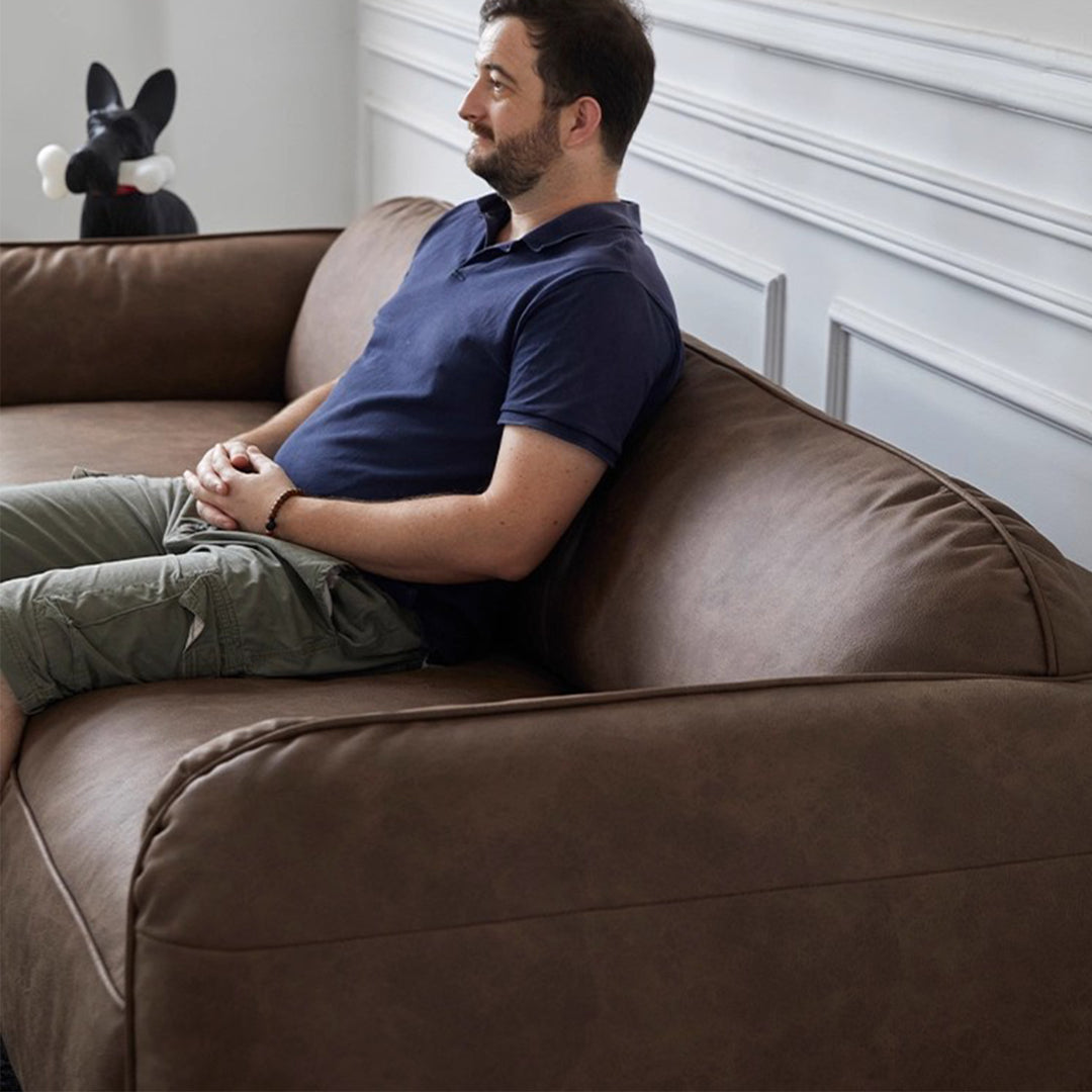 MAS-3882 Masdio Modern Leather Sofa Bed