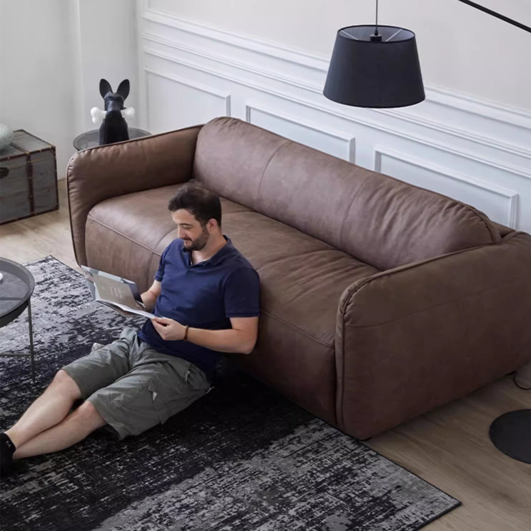 MAS-3882 Masdio Modern Leather Sofa Bed