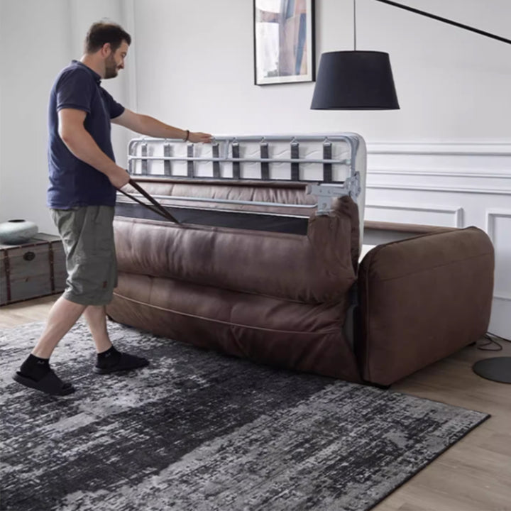 MAS-3882 Masdio Modern Leather Sofa Bed