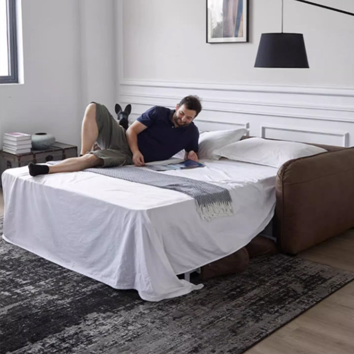 MAS-3882 Masdio Modern Leather Sofa Bed