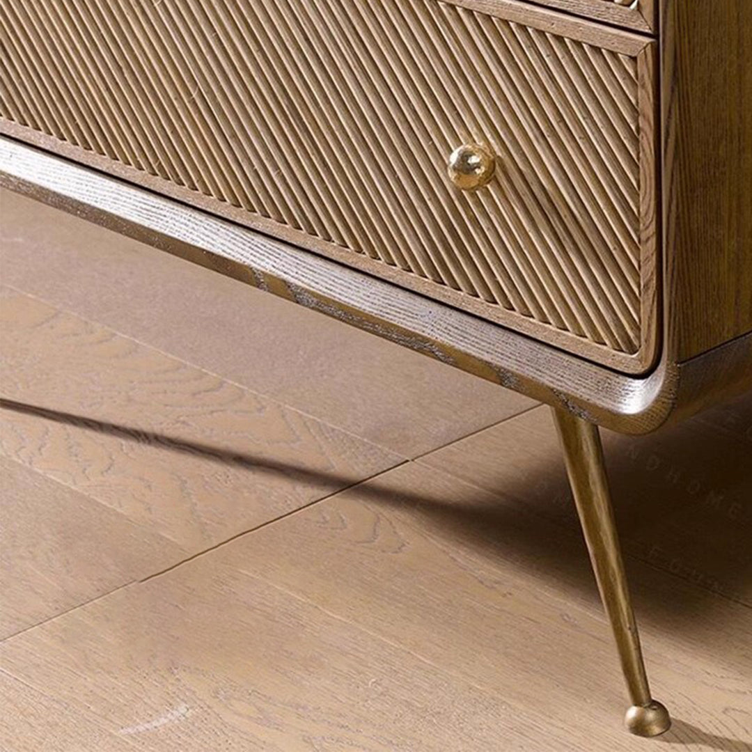 MAS-3898 Masdio Modern Solid Wood Chest Of Drawers