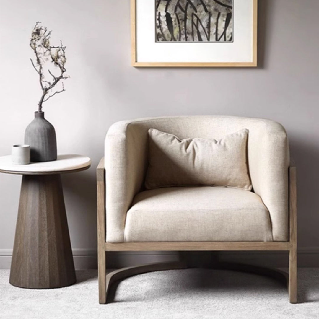 MAS-3995 Masdio Rustic Rattan Lounge Chair