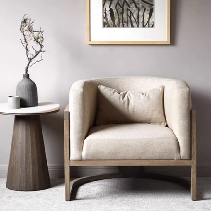 MAS-3995 Masdio Rustic Rattan Lounge Chair