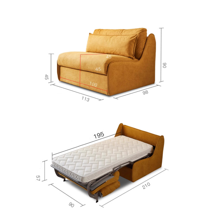 MAS-4003 Masdio Modern Fabric Sofa Bed