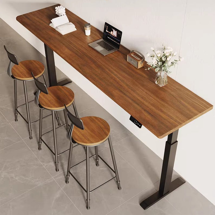 MAS-4022 Masdio Solid Wood Adjustable Bar Table