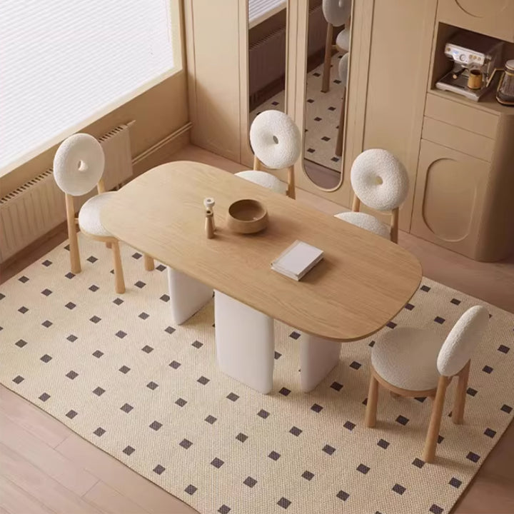 MAS-4050 Masdio Japandi Solid Wood Dining Table