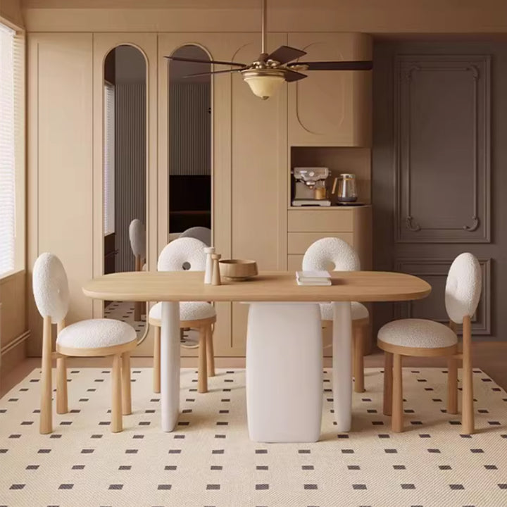 MAS-4050 Masdio Japandi Solid Wood Dining Table