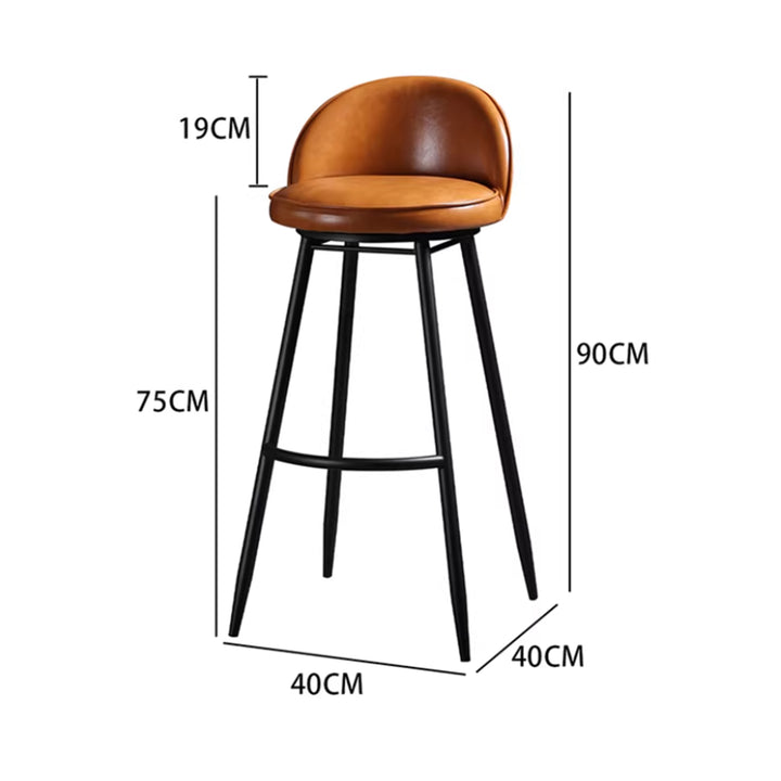 MAS-4052 Masdio Modern Leather Bar Stool