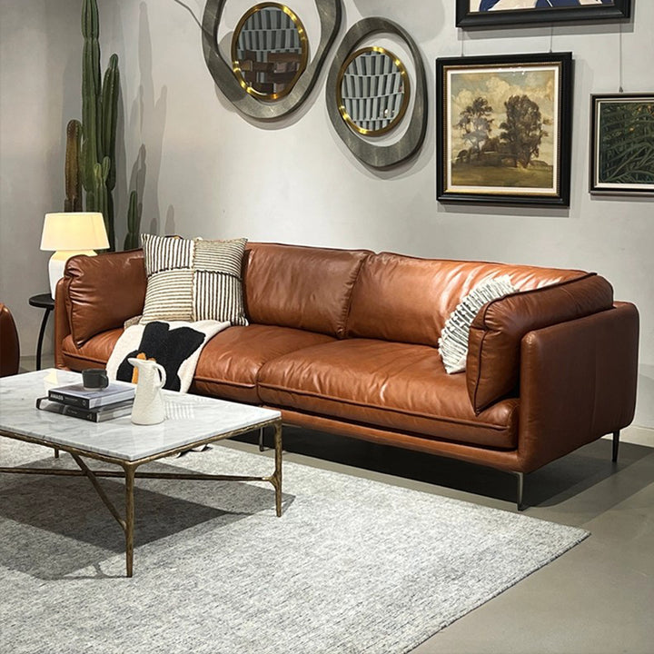 MAS-4053 Masdio Modern Leather Sofa