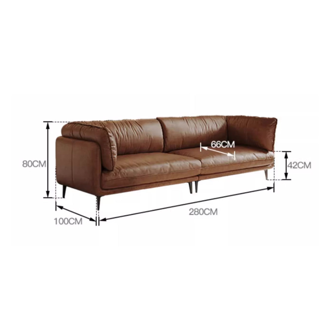 MAS-4053 Masdio Modern Leather Sofa